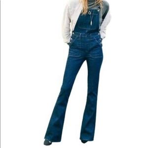Madewell Flea Market Flare Overalls